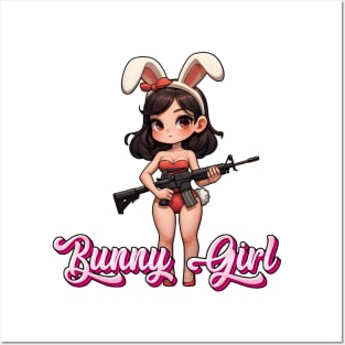 Tactical Bunny Girl Posters and Art